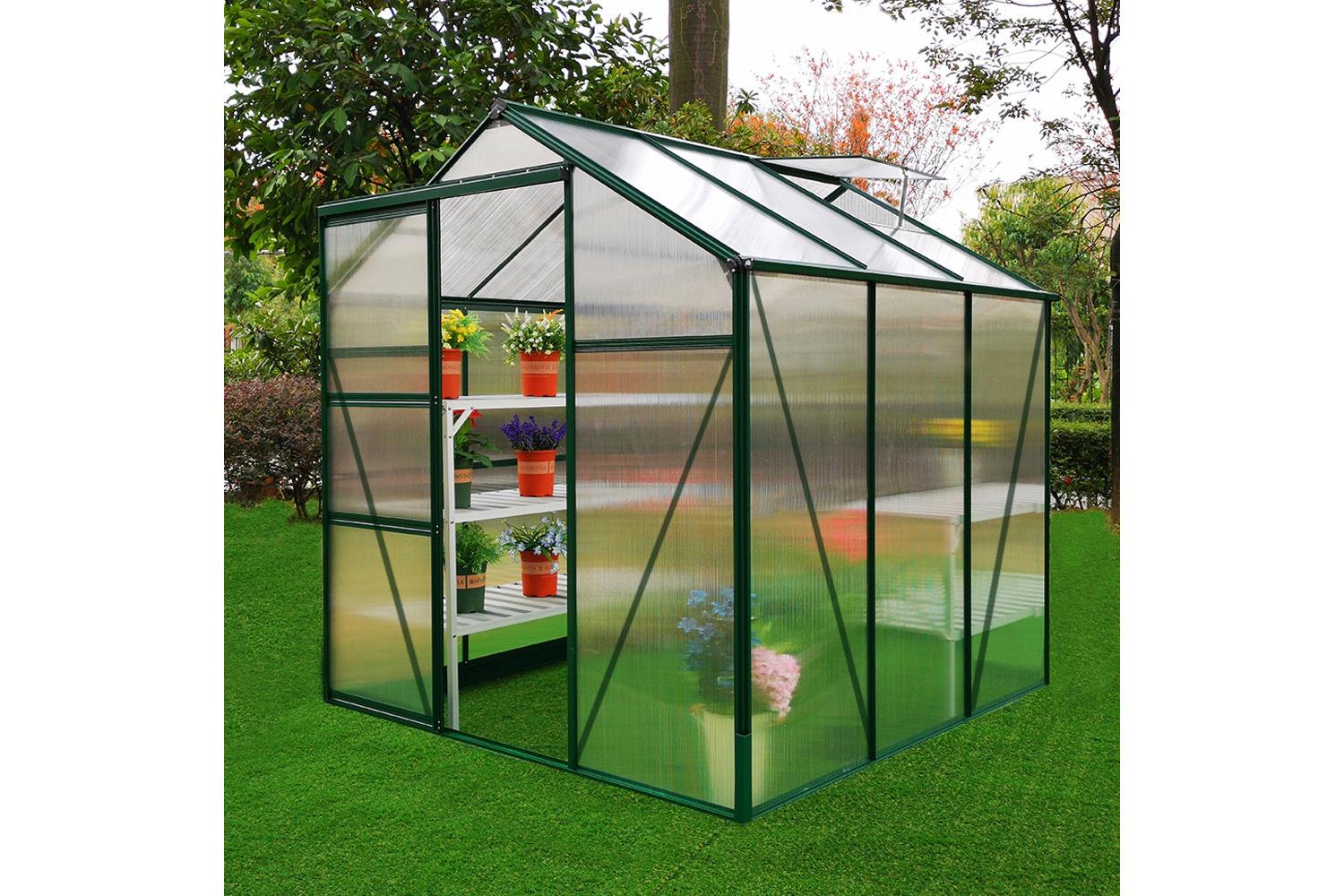Monstershop 26542 - Greenhouse Polycarbonate 6ft X 6ft (gree-4