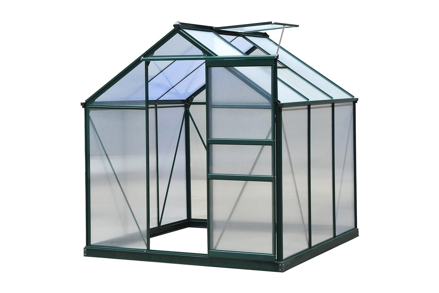 Monstershop 26534 - Greenhouse Polycarbonate 6ft X 6ft With