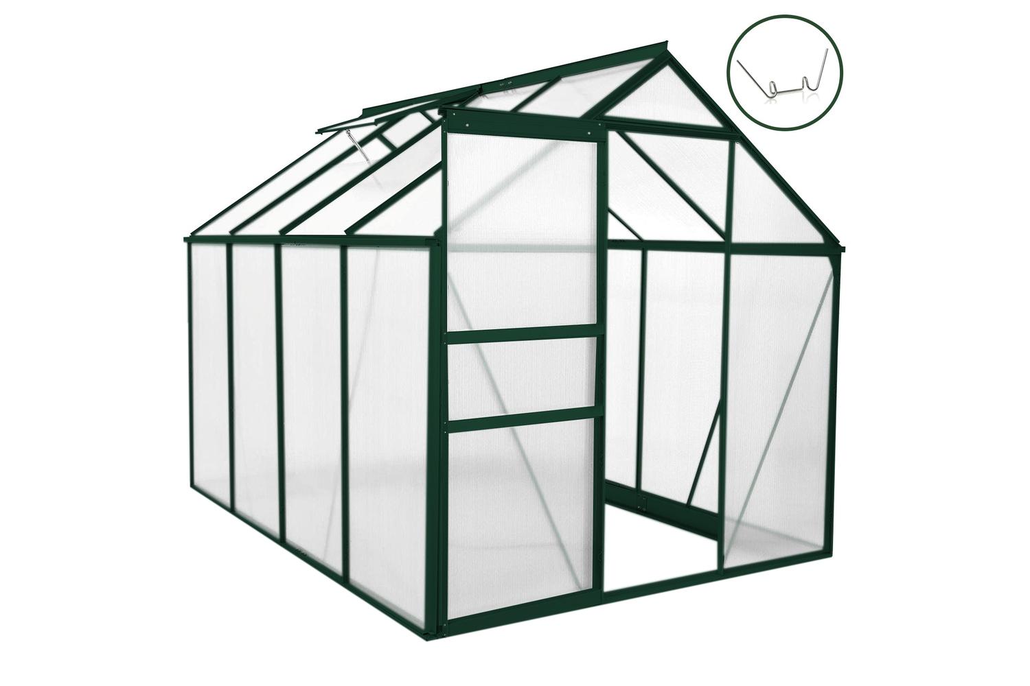 Monstershop 26544 - Greenhouse Polycarbonate 6ft X 8ft (gree-2