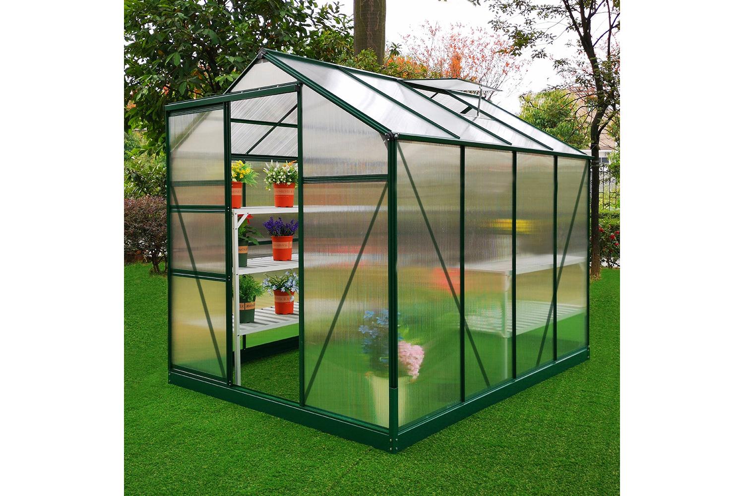 Monstershop 26536 - Greenhouse Polycarbonate 6ft X 8ft With-3