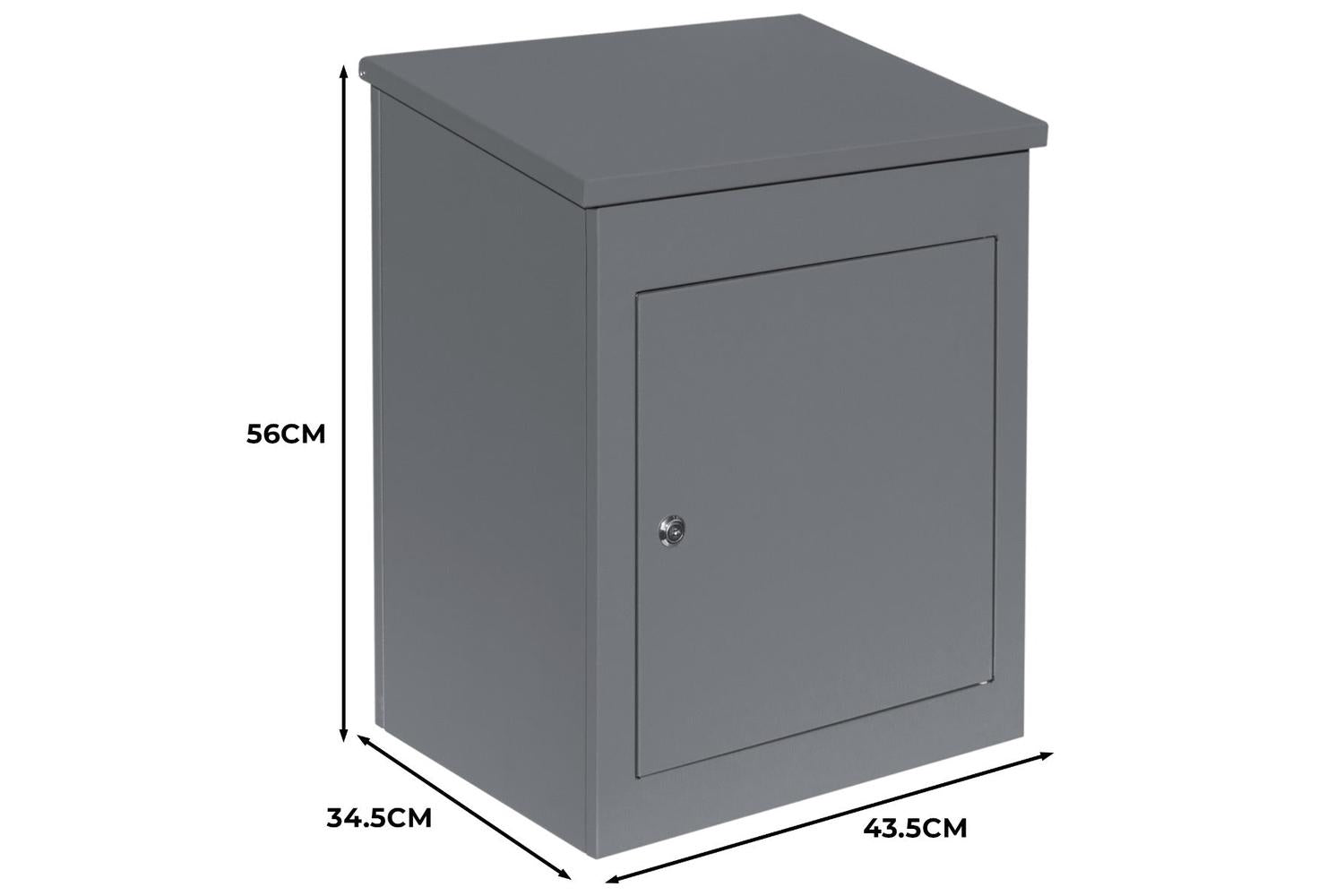 Monstershop 210557 - Grey Anti-theft Parcel Post Box-8