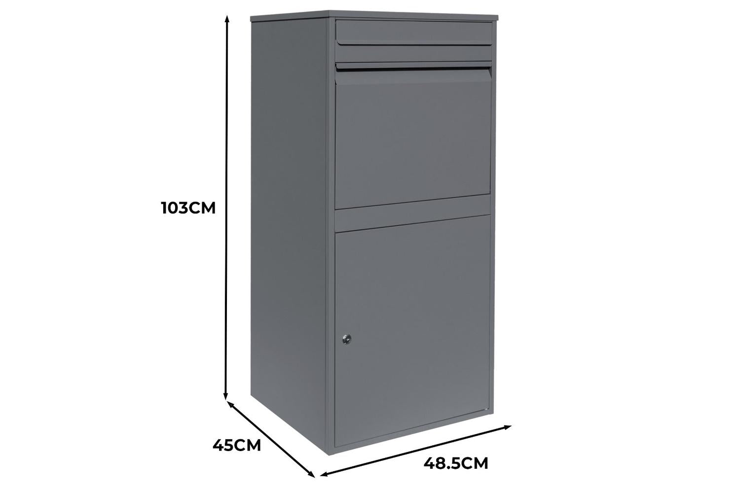 Monstershop 210559 - Grey Anti-theft Parcel Post Box Xl-5