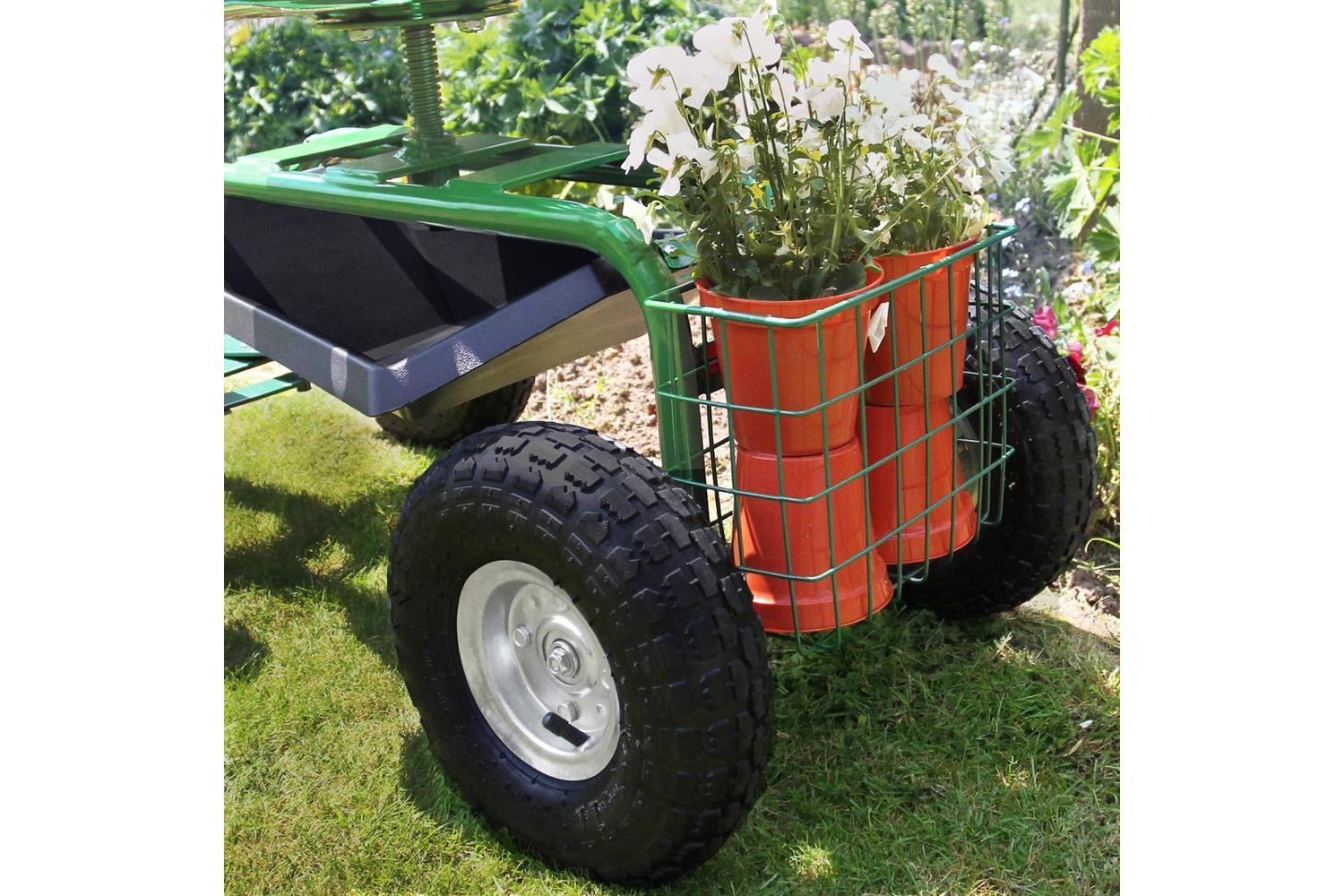 Monstershop 25488 - Heavy-duty Mobile Garden Seat-6