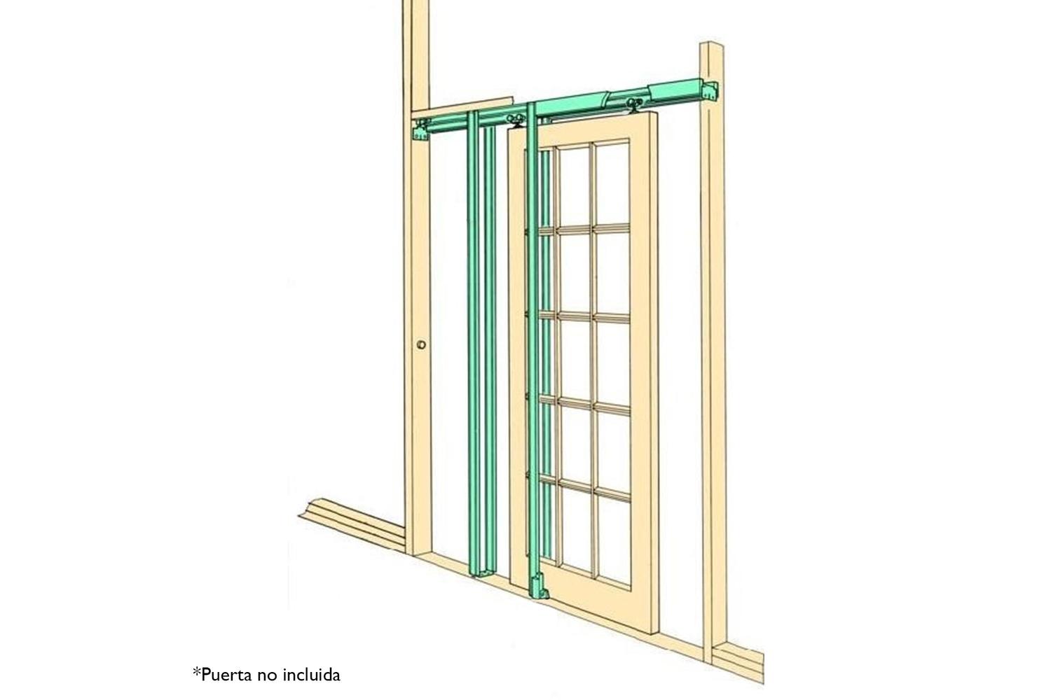Monstershop 24967 - Hideaway Single Pocket Door Kit-3