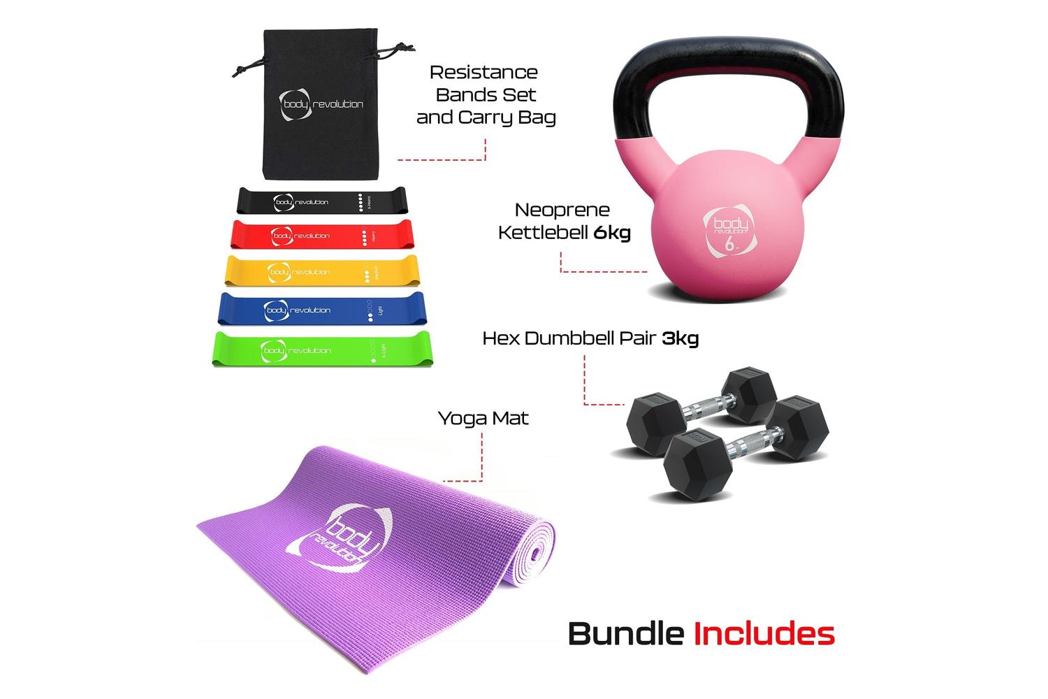 Monstershop 30334 - Home Strength Training Bundles - Dumbbel-3