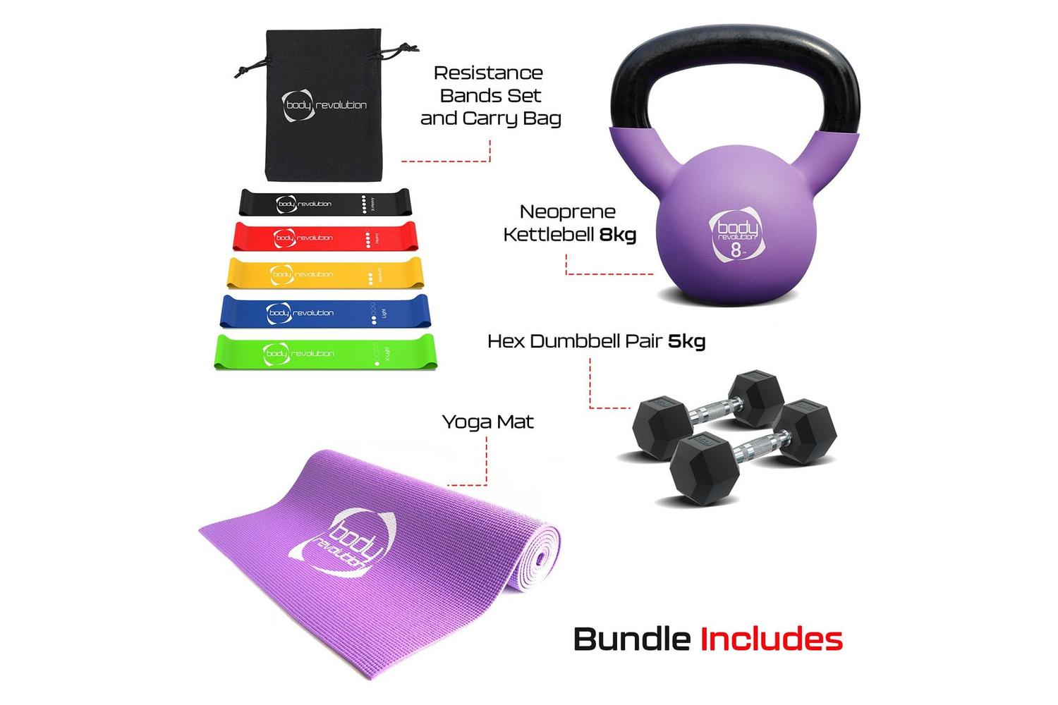 Monstershop 30334 - Home Strength Training Bundles - Dumbbel-4