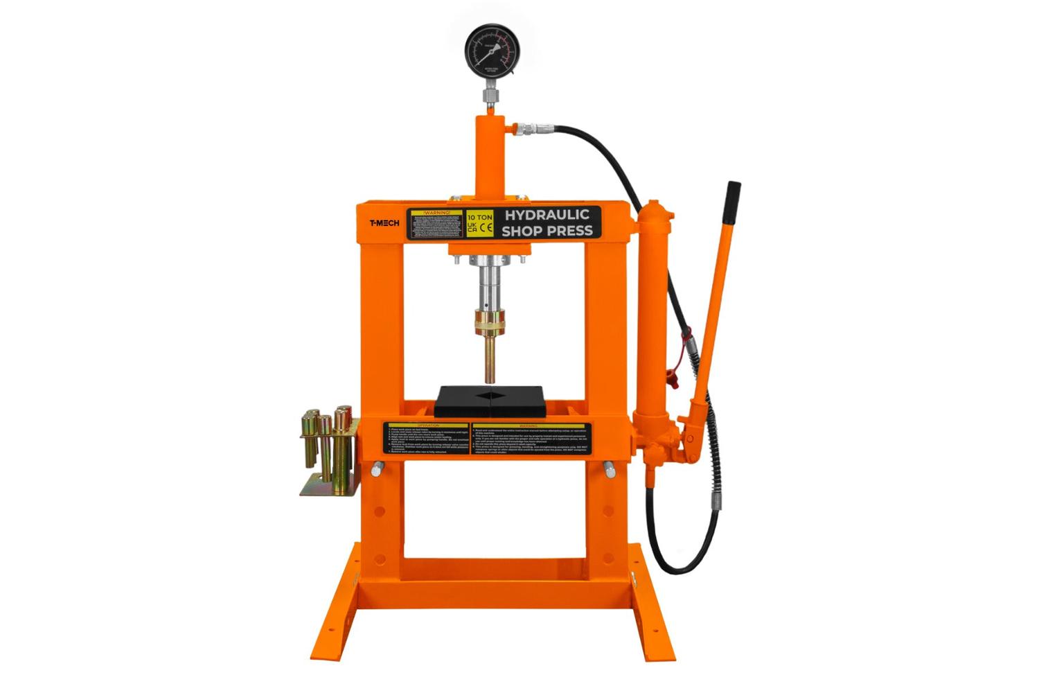 Monstershop 210913 - Hydraulic Shop Press With Gauge  10