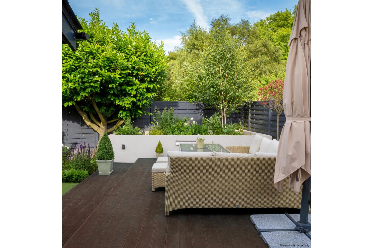 Monstershop 25410 - JardÃ£Â­ Composite Decking - 7 Sqm - Conke