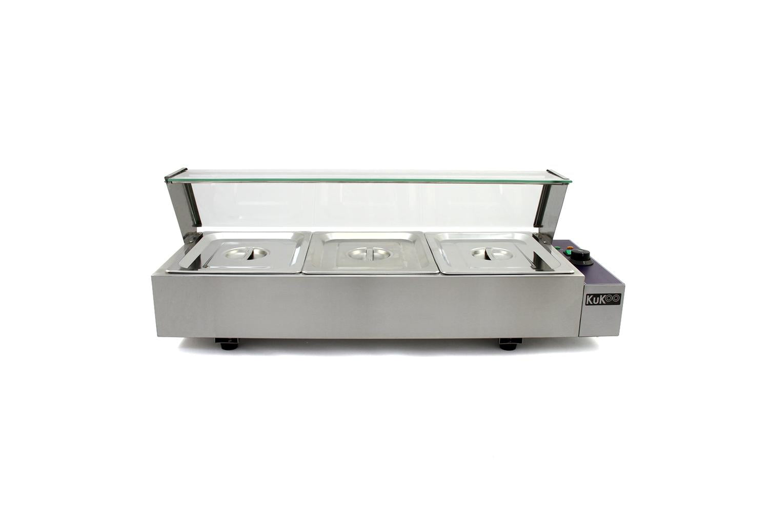 Monstershop 10615 - Kukoo 3 Pan Wet Well Bain Marie-2