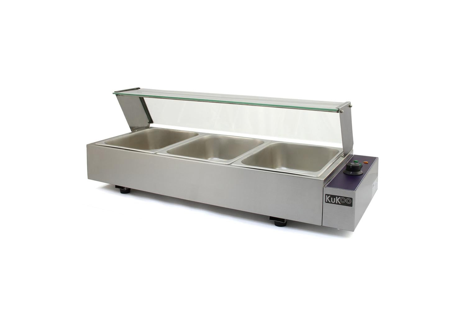 Monstershop 10615 - Kukoo 3 Pan Wet Well Bain Marie-3