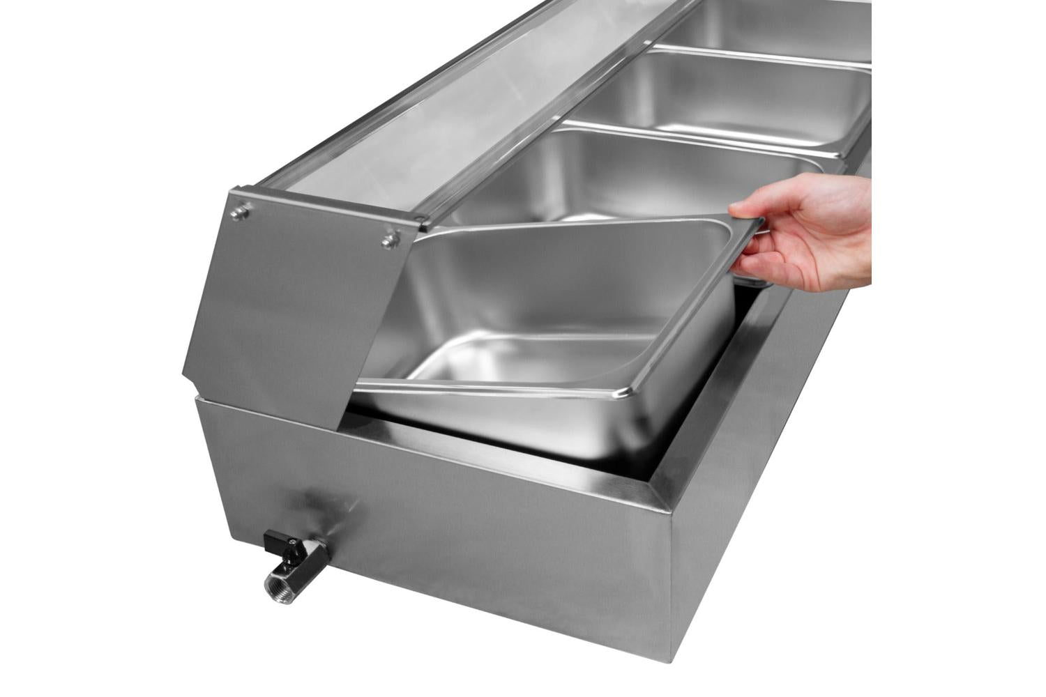 Monstershop 10617 - Kukoo 5 Pan Wet Well Bain Marie-4