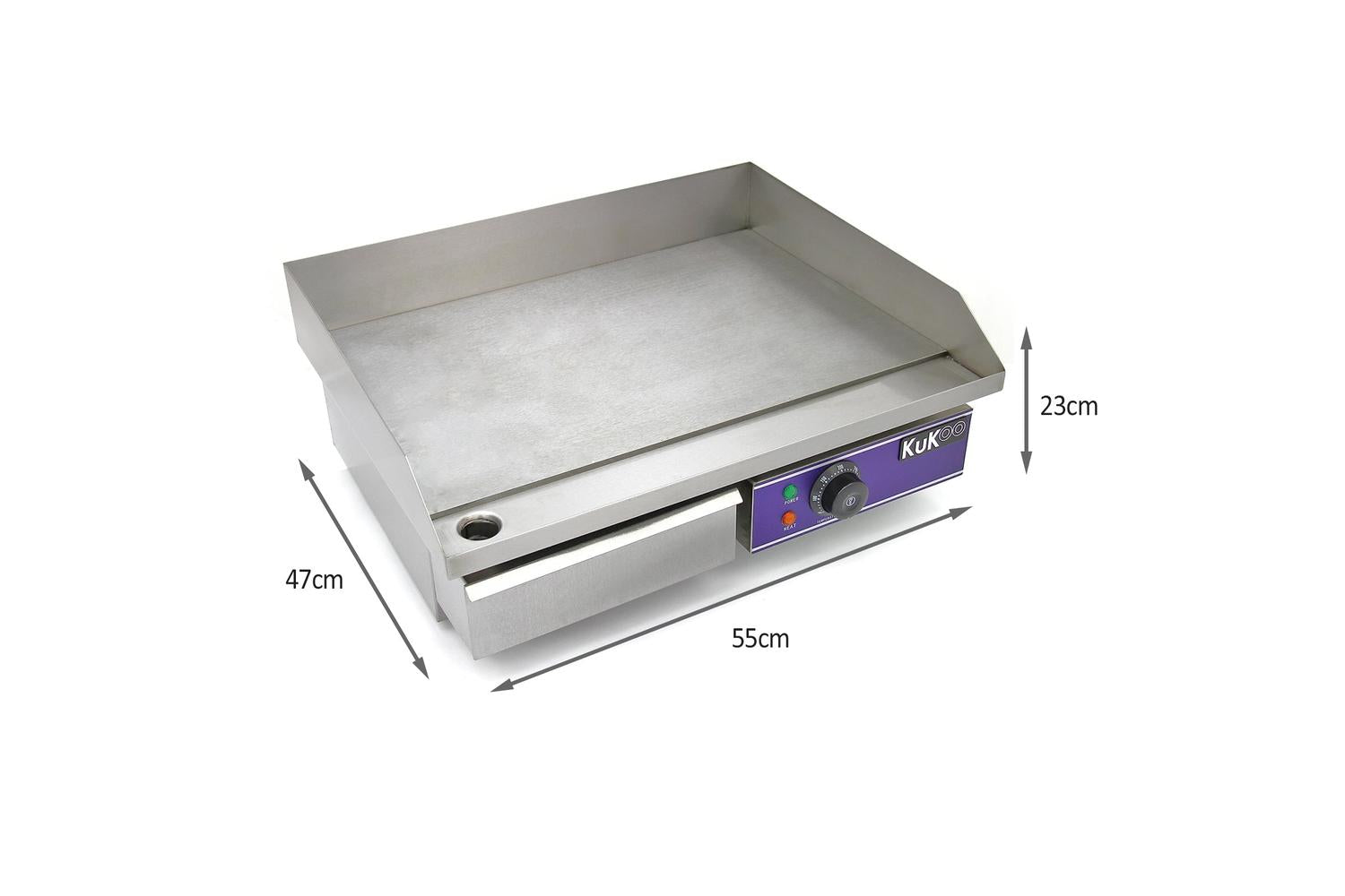 Monstershop 10119 - Kukoo 50cm Wide Electric Griddle-5
