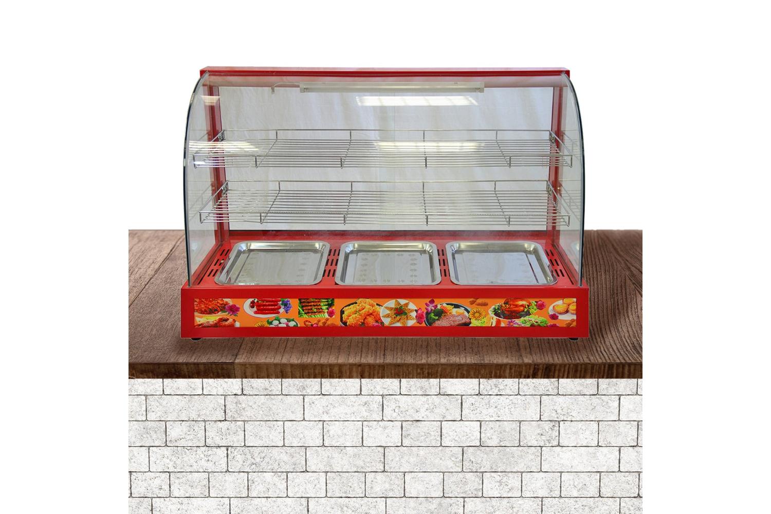 Monstershop 8369 - Kukoo 90cm Wide Glass Food Warmer-6