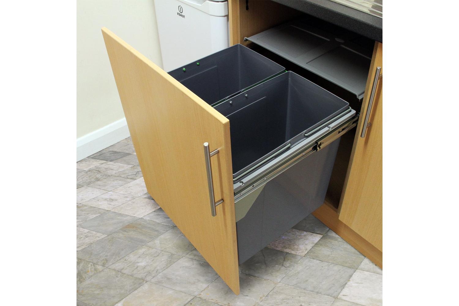 Monstershop 24147 - Kukoo 90l Pull Out Recycle Waste Bin-2