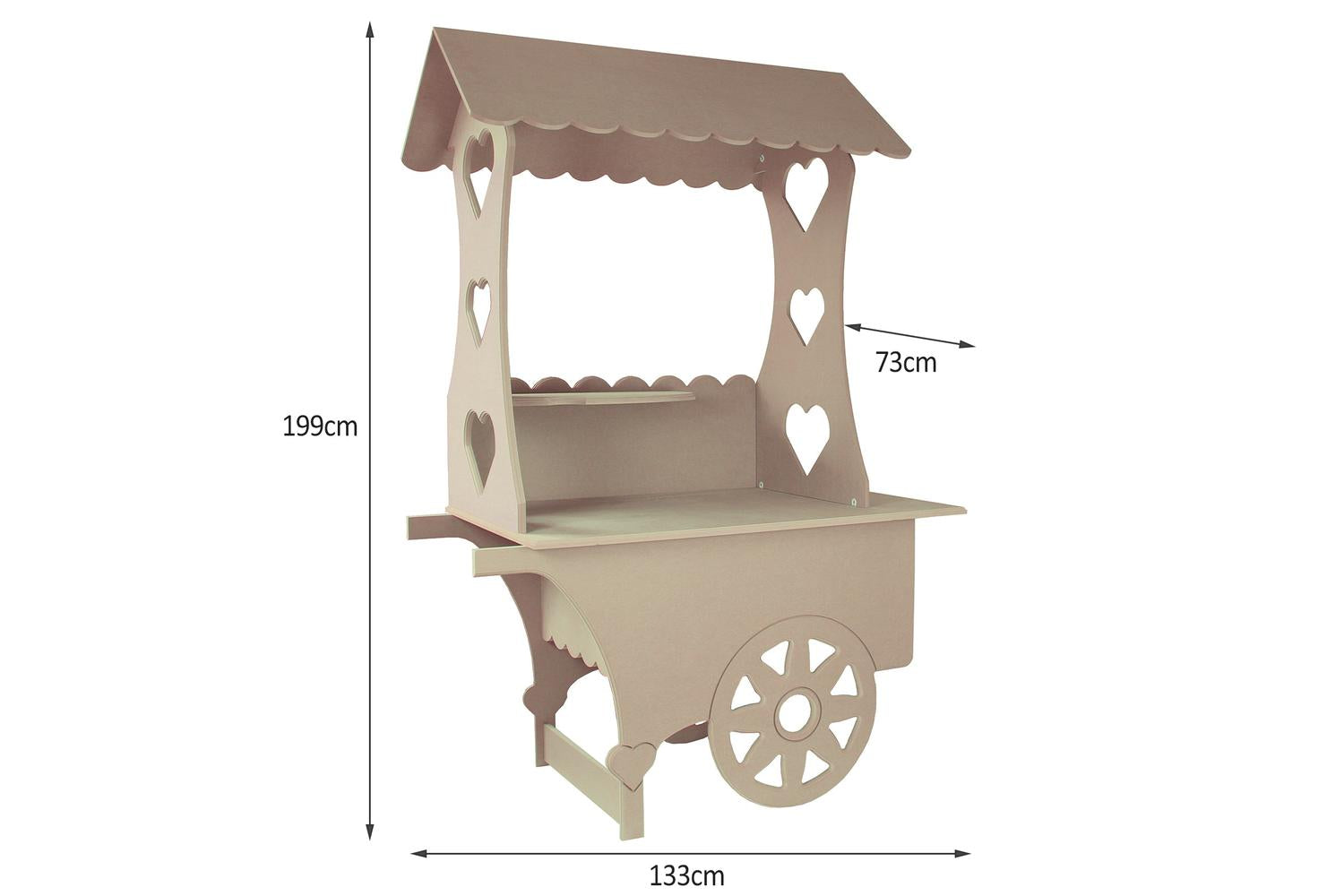 Monstershop 24244 - Kukoo Candy Cart Bundle Wedding Sweet St-8