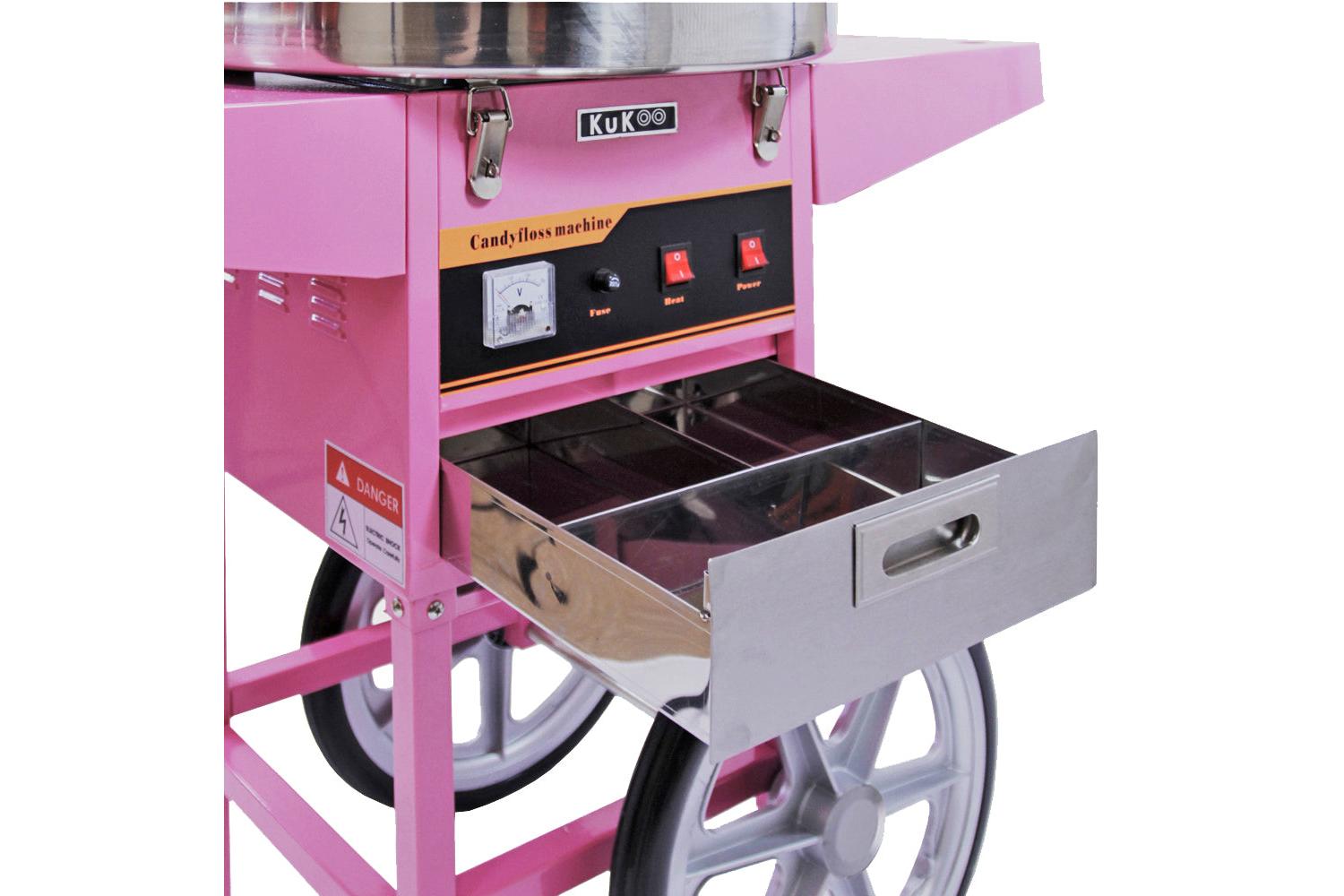 Monstershop 8363#8360 - Kukoo Candy Floss Machine With Cart-5