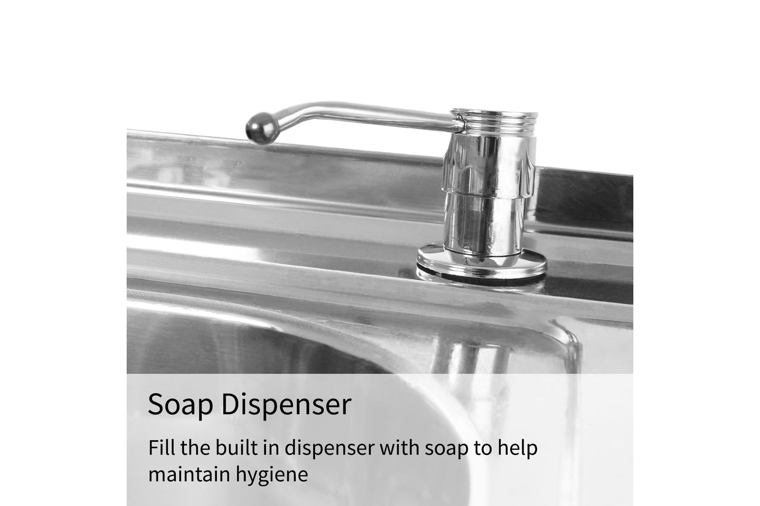 Monstershop 24897 - Kukoo Commercial Catering Sink Double Bo-5