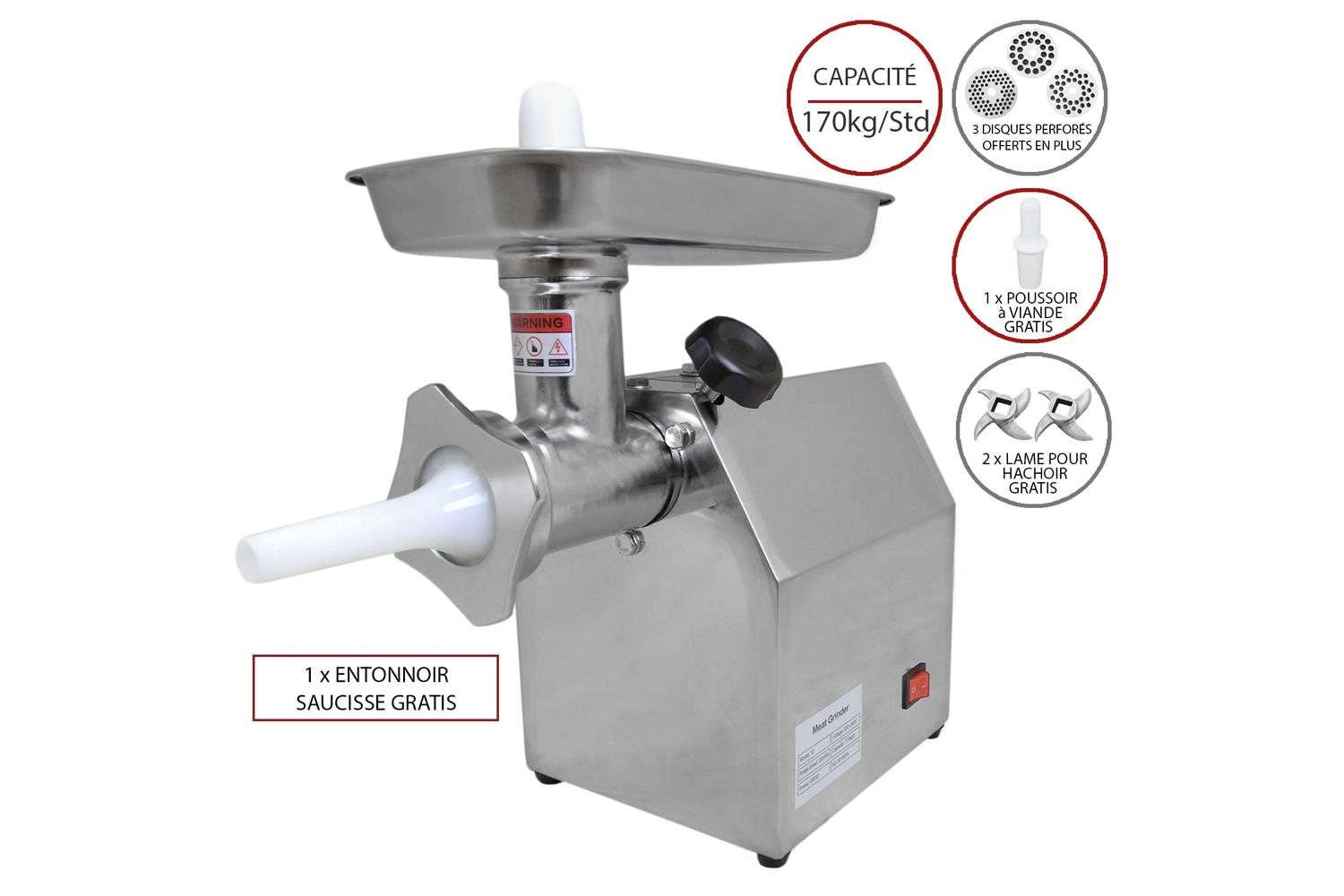 Monstershop 25401 - Kukoo Commercial Meat Grinder-2