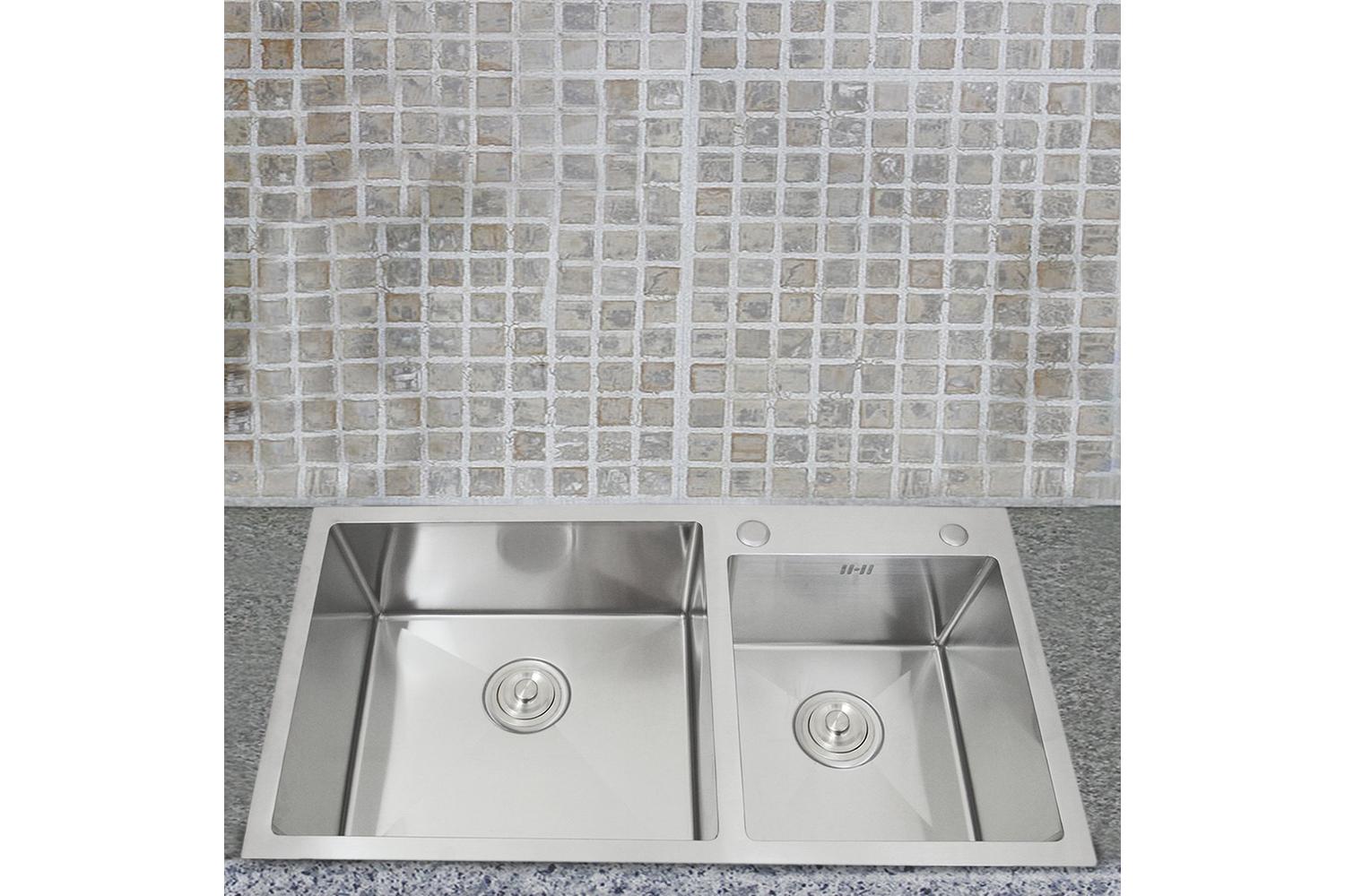 Monstershop 26077 - Kukoo Double Stainless Steel Sink-2