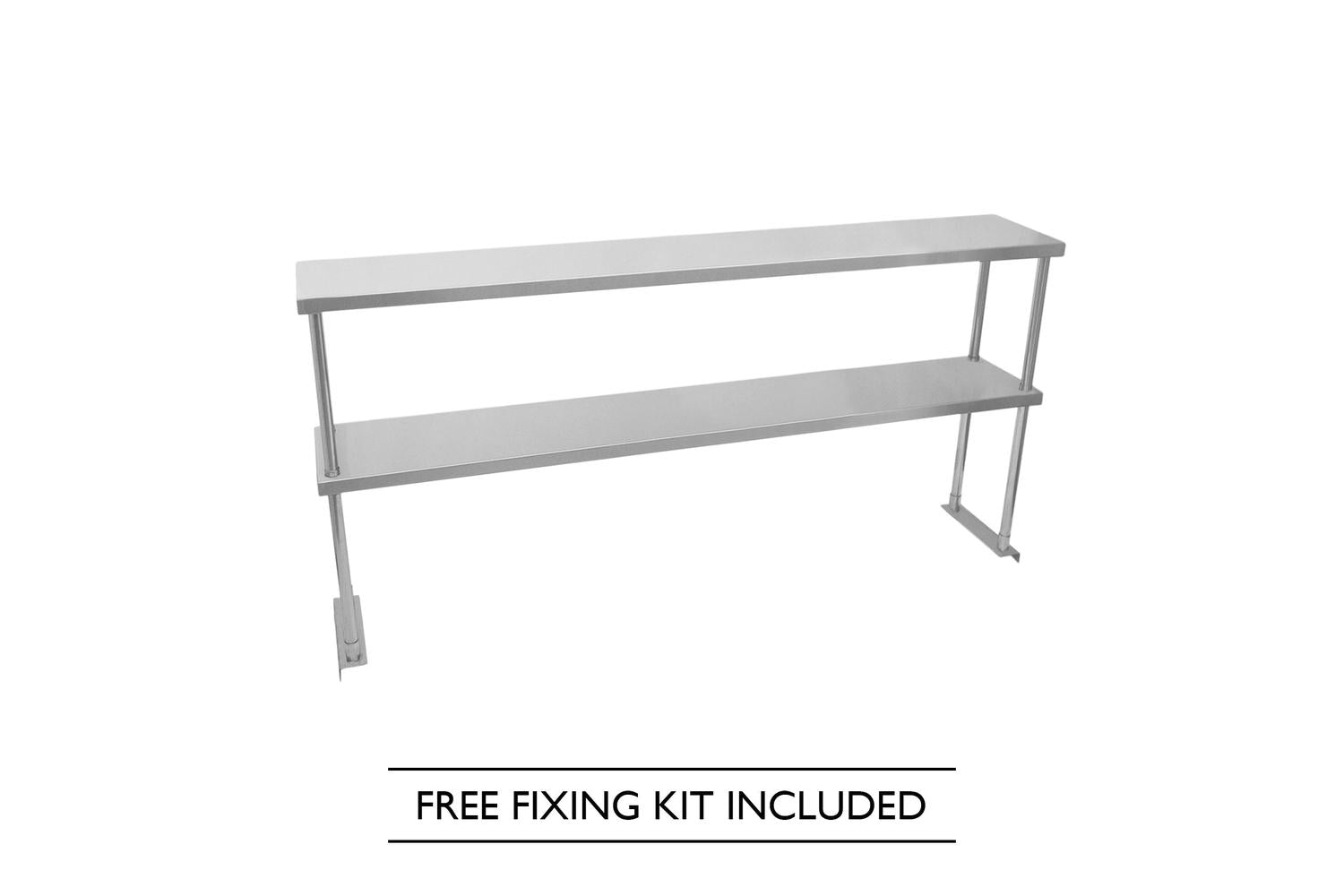 Monstershop 24899 - Kukoo Double Tier Steel Over-shelf 1500m-2