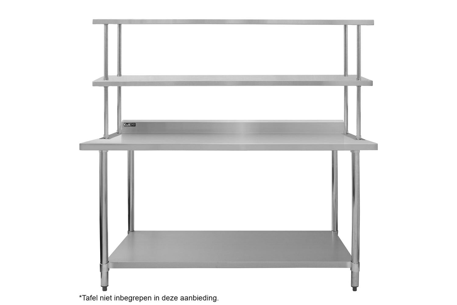 Monstershop 24901 - Kukoo Double Tier Steel Over-shelf 1800m-8