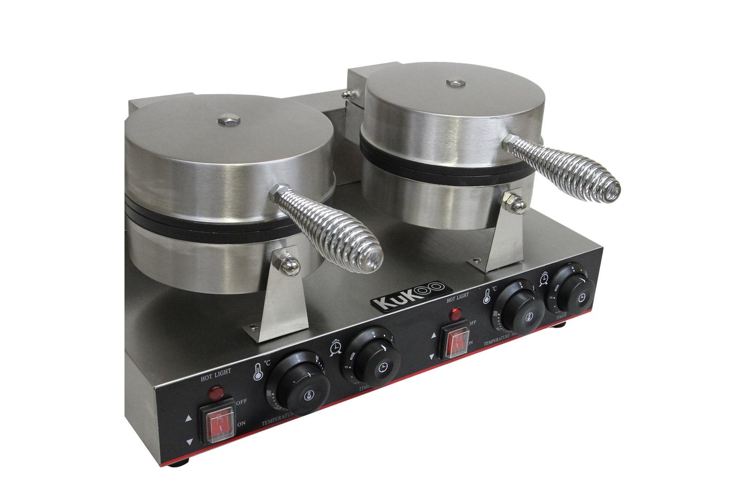 Monstershop 24318 - Kukoo Double Waffle Maker-3
