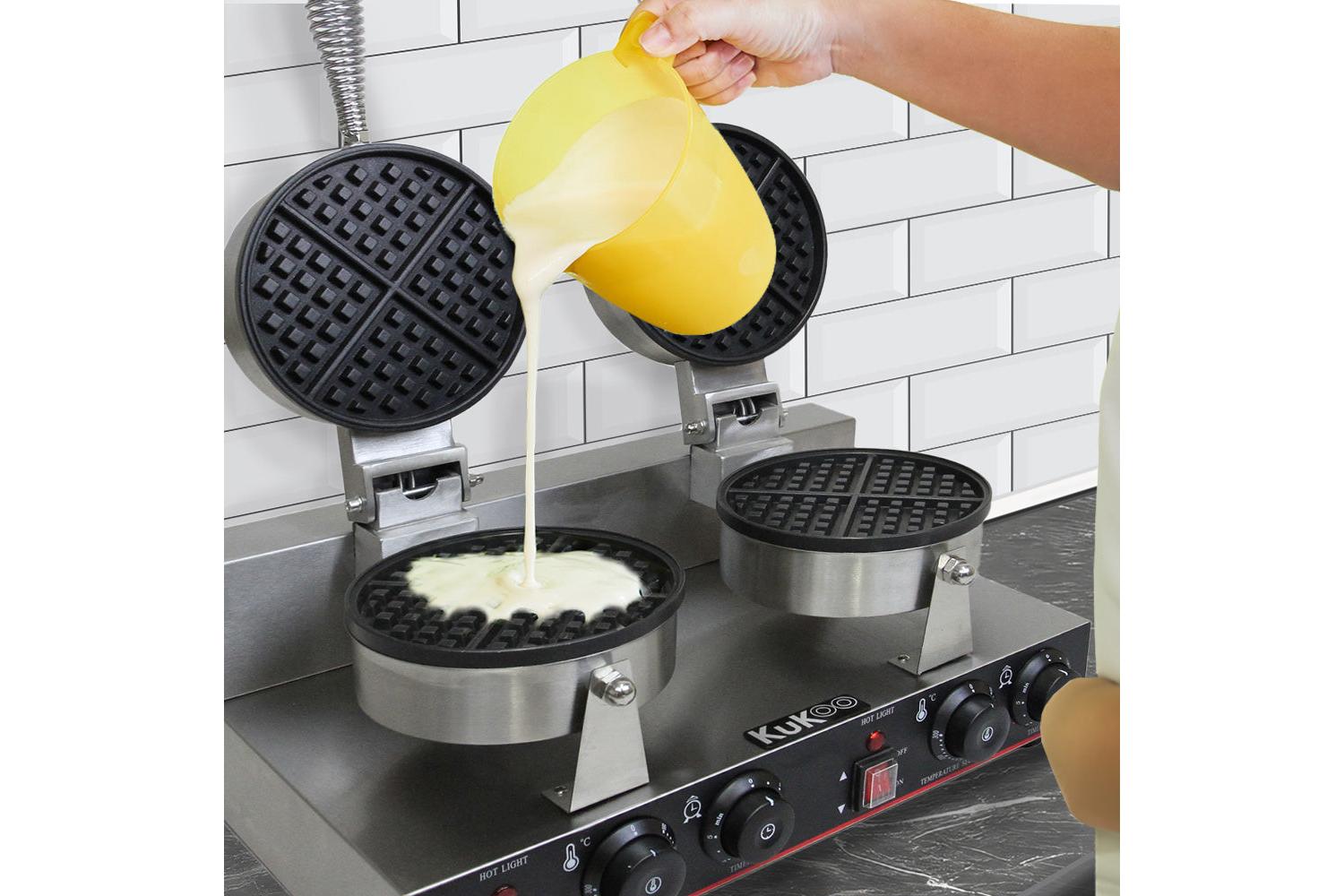 Monstershop 24318 - Kukoo Double Waffle Maker-6