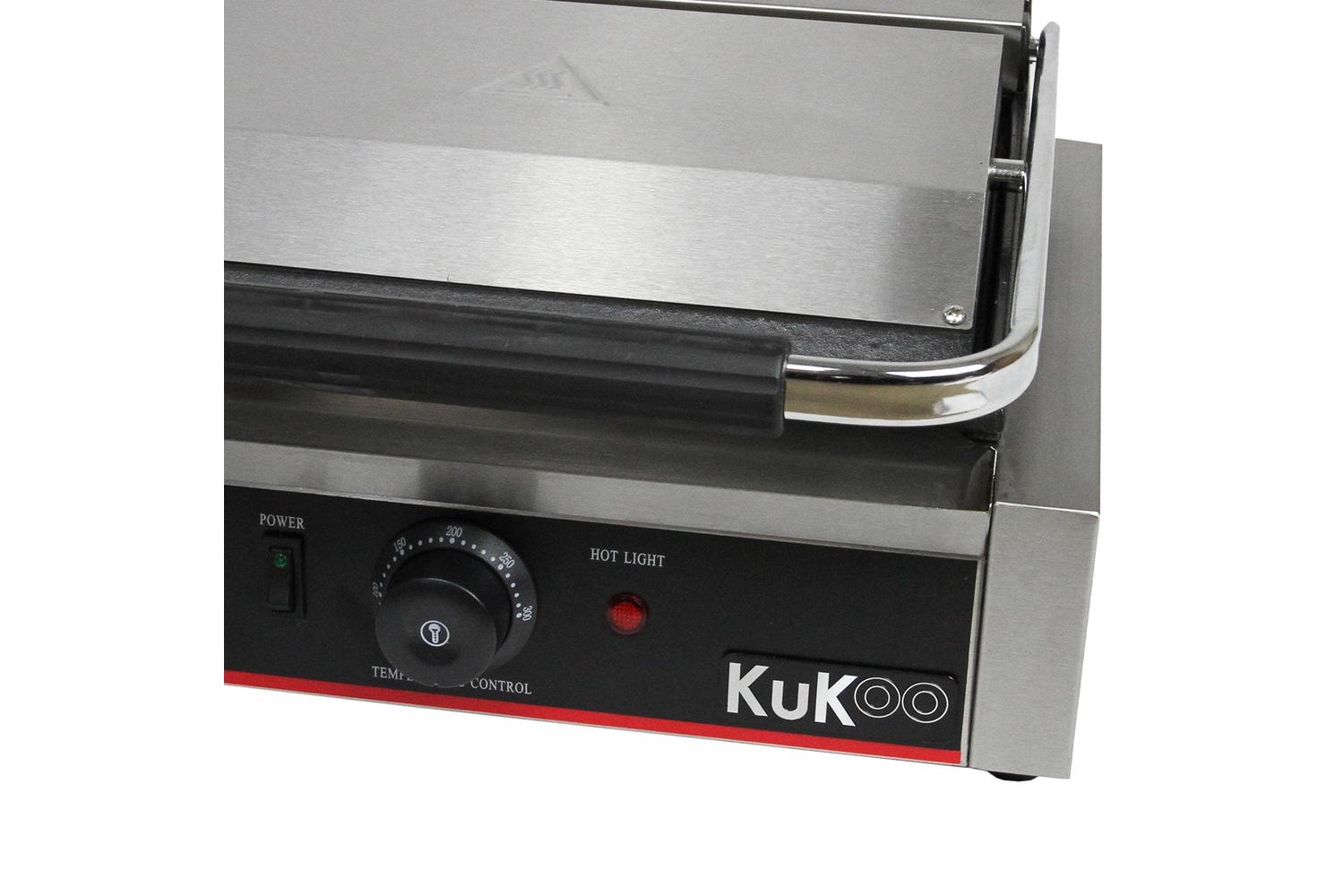 Monstershop 24320 - Kukoo Grooved & Flat Panini Press-5