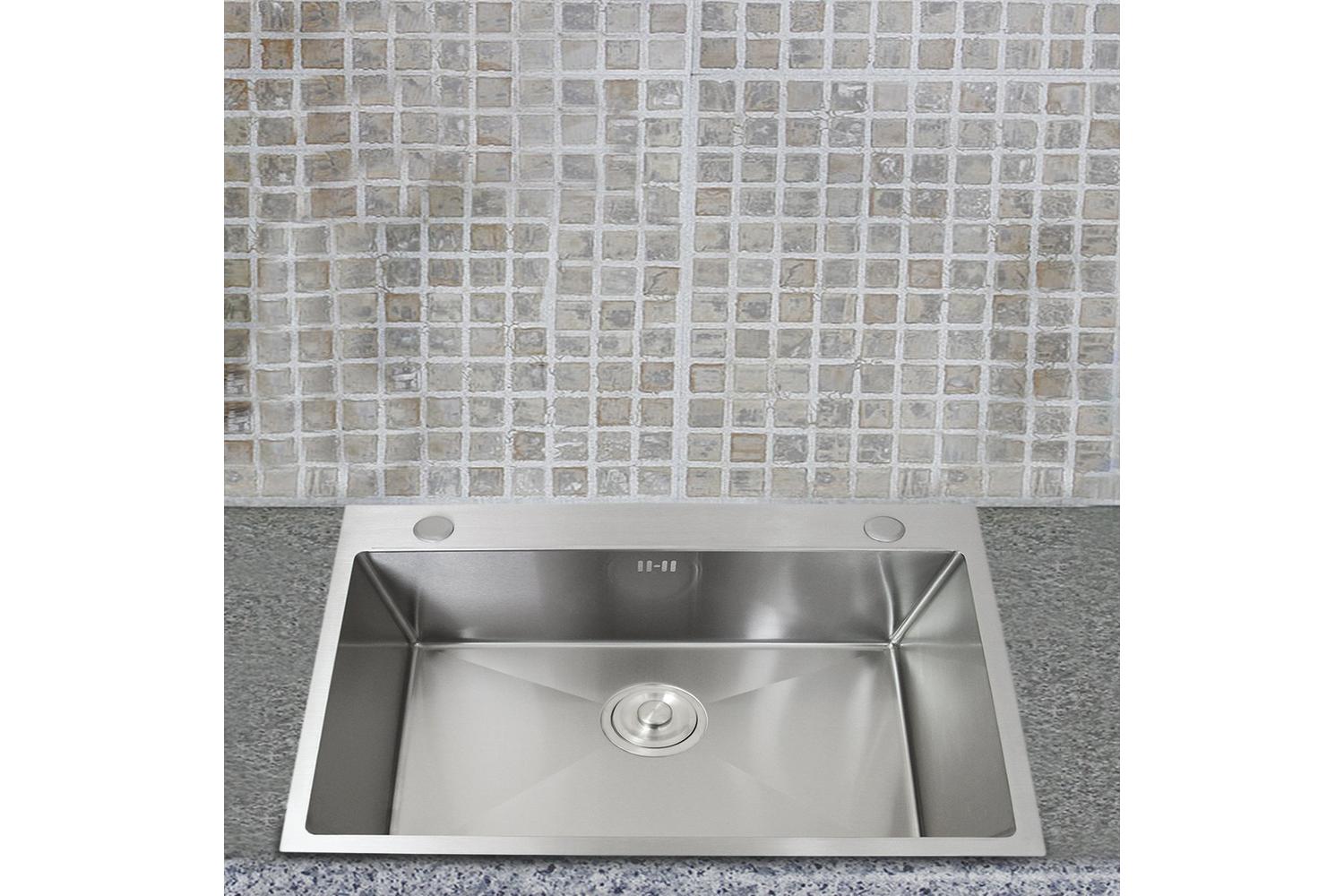 Monstershop 26075 - Kukoo Single Stainless Steel Sink-2