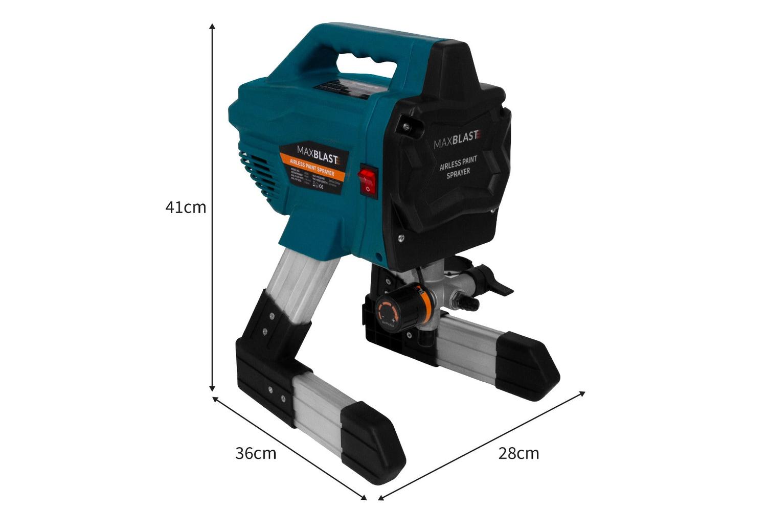 Monstershop 25501 - Maxblast Airless Paint Sprayer Gun 650w-3