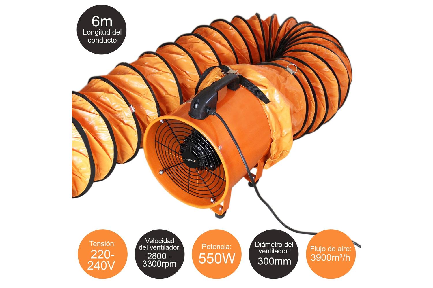 Monstershop 27020 - Maxblast Dust Extractor 250mm 320w With-2