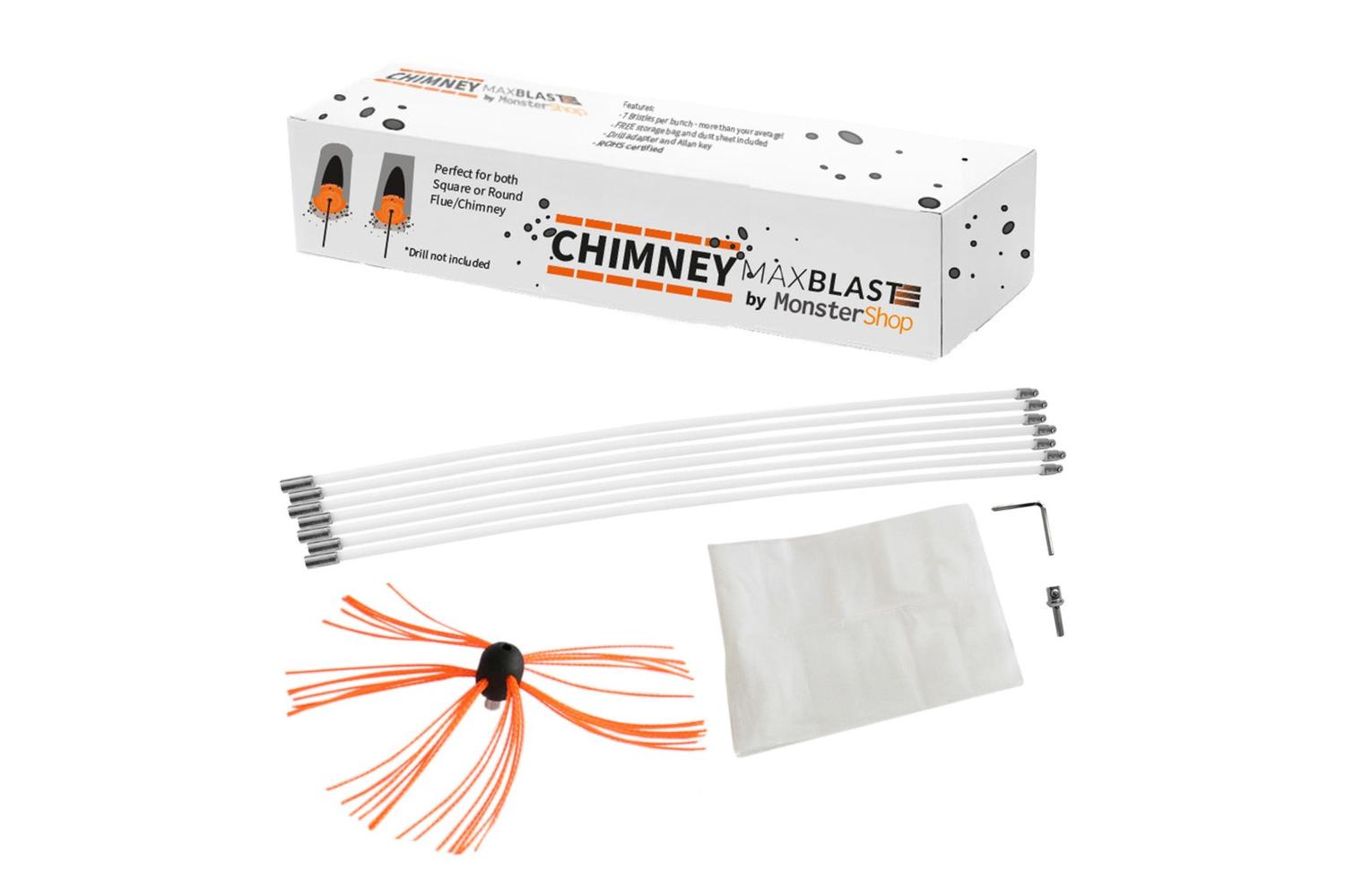 Monstershop 26478 - Maxblast Powered Chimney Sweep 10m