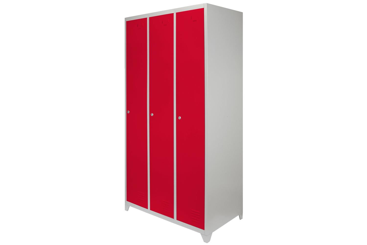 Monstershop 23985 - Metal Storage Lockers - Three Doors Wide-3