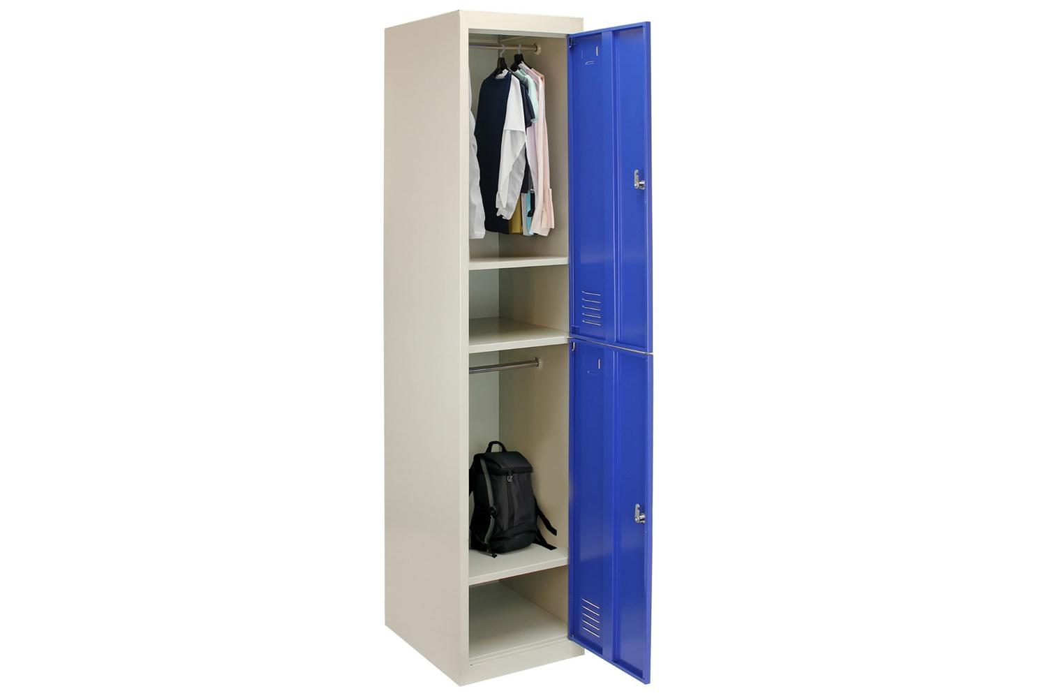 Monstershop 23977 - Metal Storage Lockers - Two Doors Flatpa-3