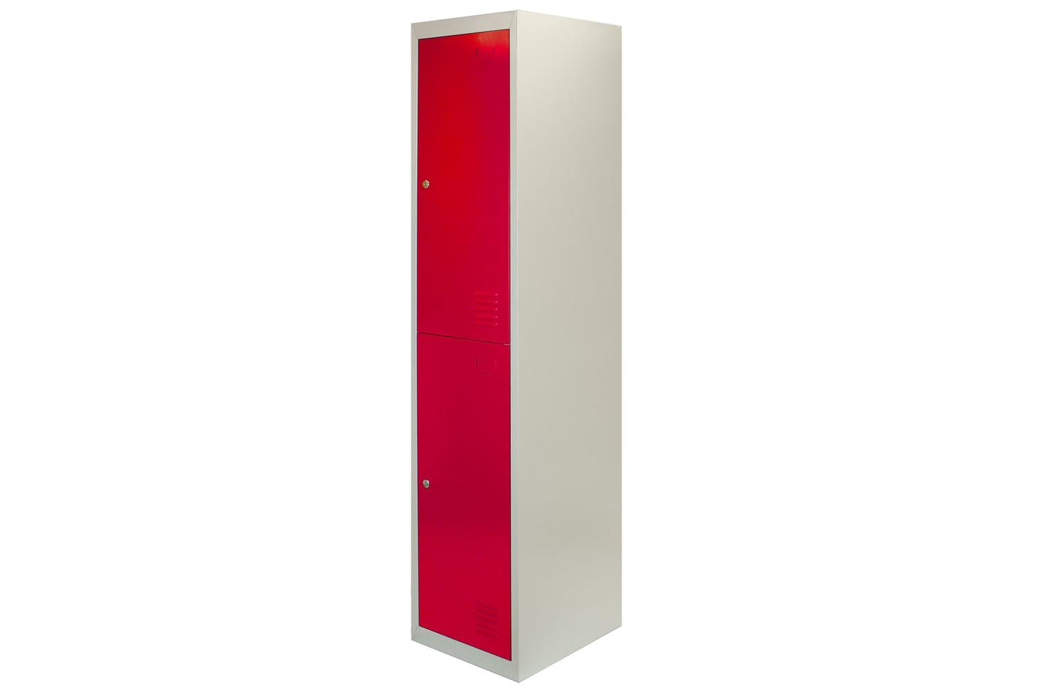 Monstershop 23978 - Metal Storage Lockers - Two Doors Flatpa-3
