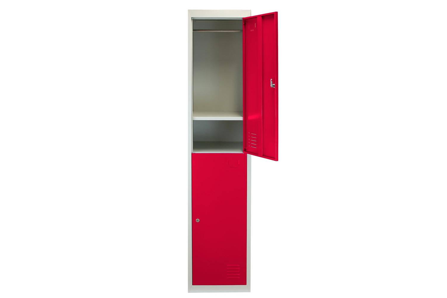 Monstershop 23978 - Metal Storage Lockers - Two Doors Flatpa-4