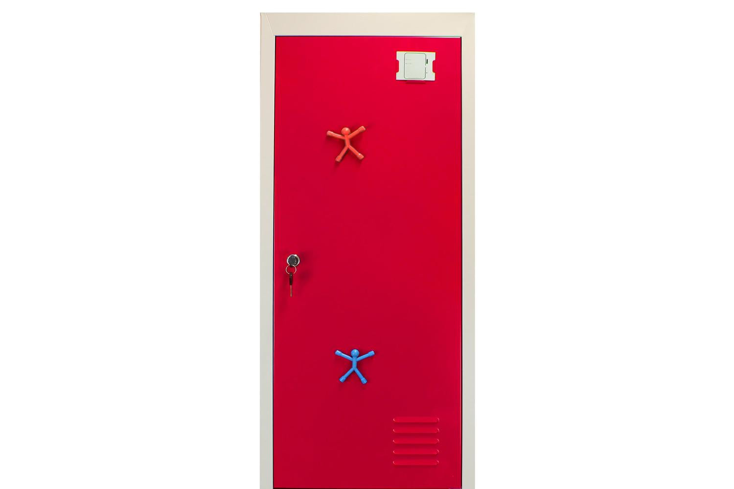 Monstershop 23978 - Metal Storage Lockers - Two Doors Flatpa-6