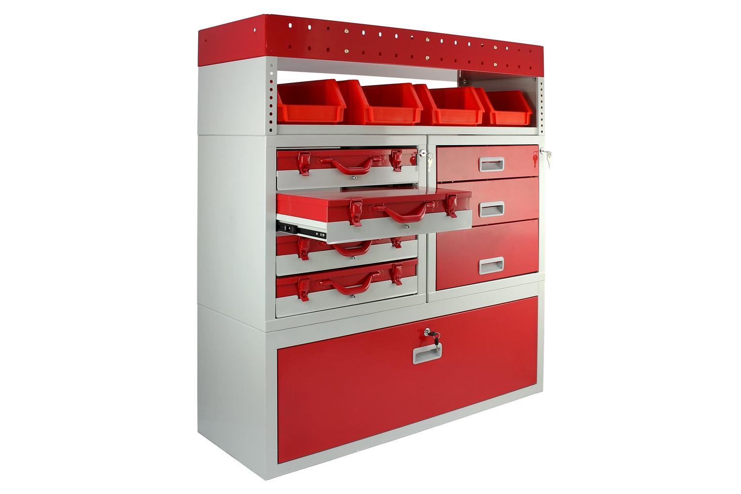 Monstershop 23583 - Monster Racking Flame Metal Van Shelving-2