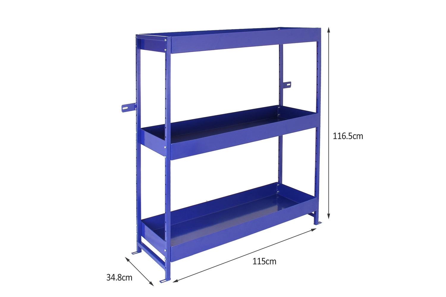 Monstershop 23586 - Monster Racking Lightning Metal Van Shel-5