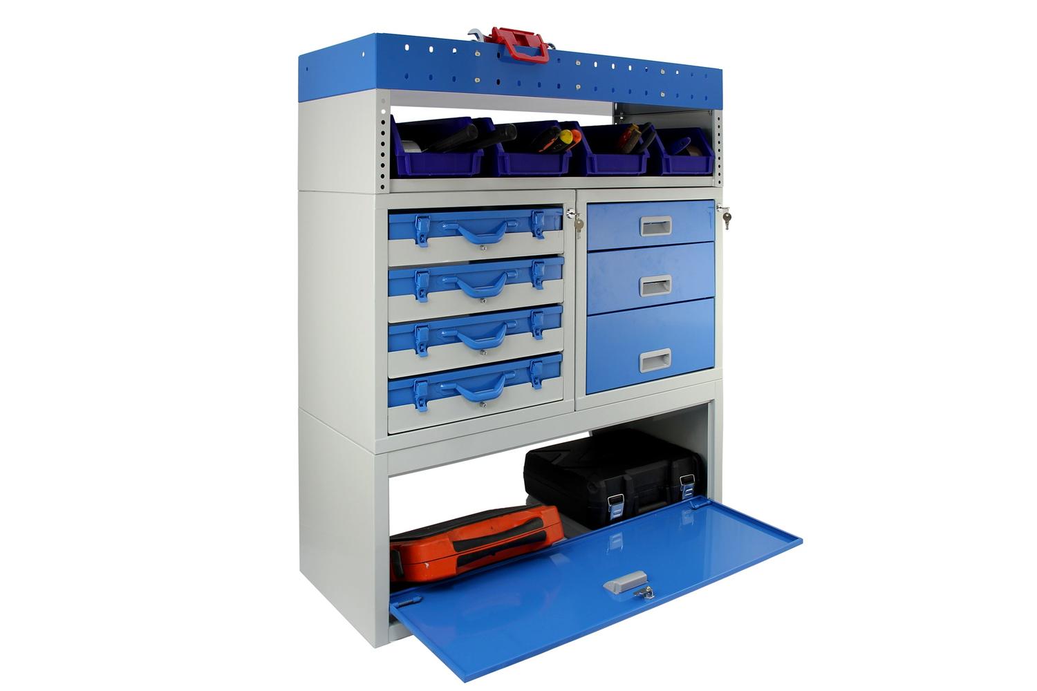 Monstershop 23582 - Monster Racking Tempest Metal Van Shelvi-6