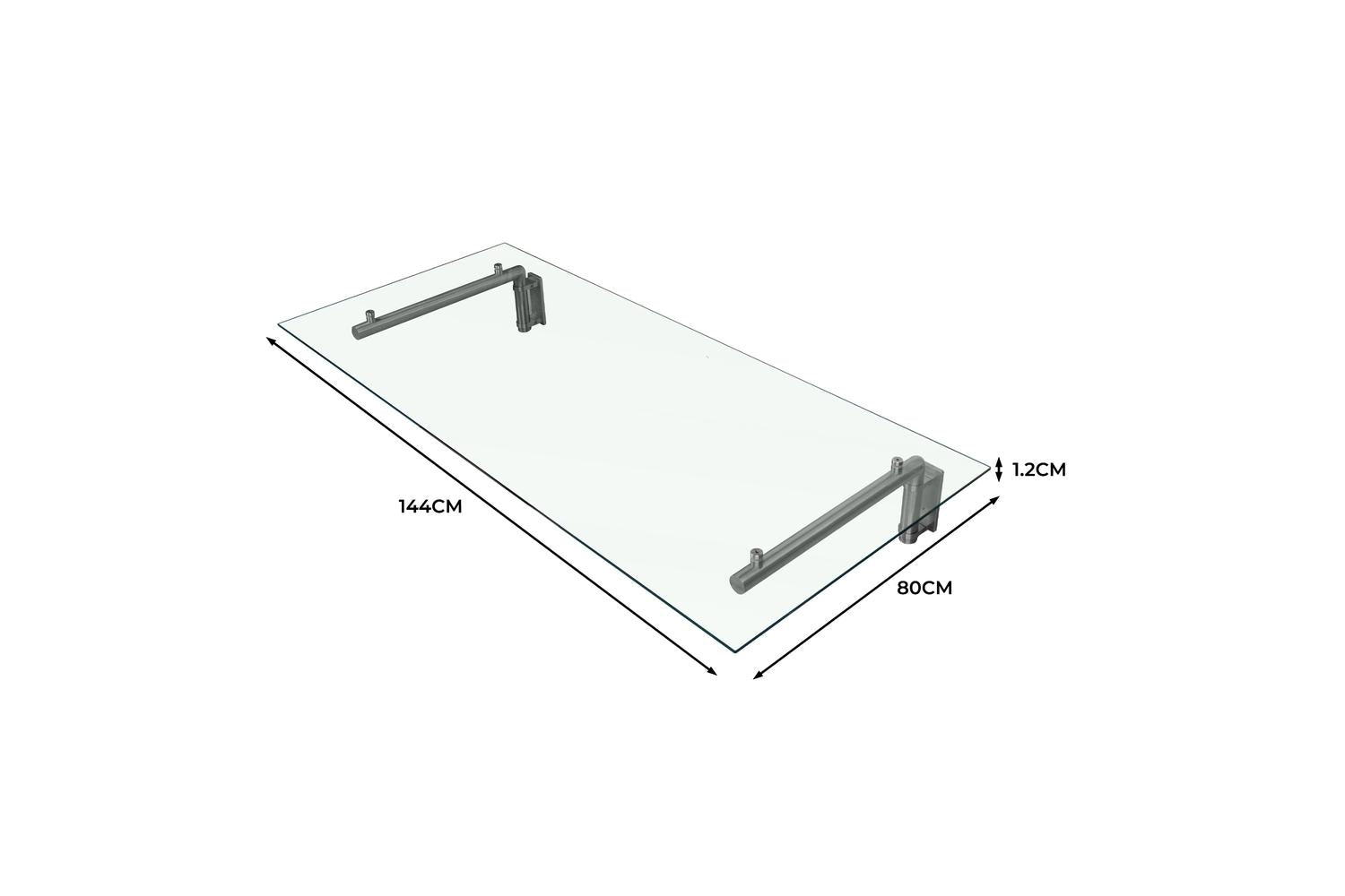 Monstershop 23488 - Monstershop Glass Door Canopy & Brackets-4