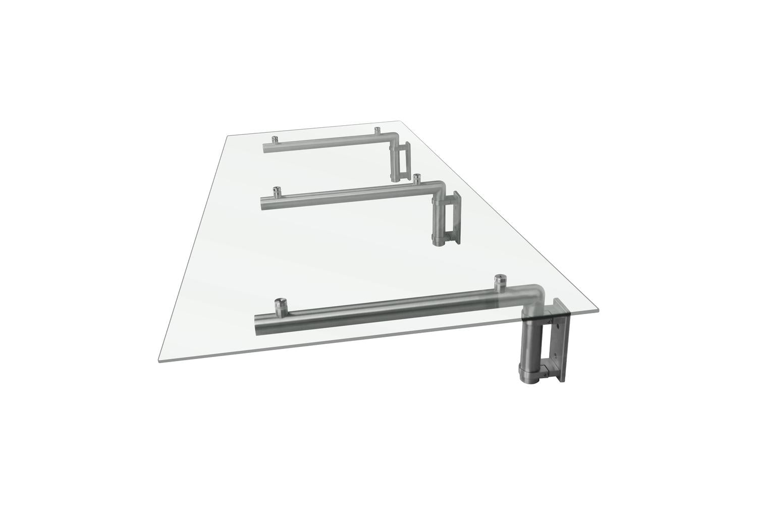 Monstershop 23489 - Monstershop Glass Door Canopy & Brackets-2