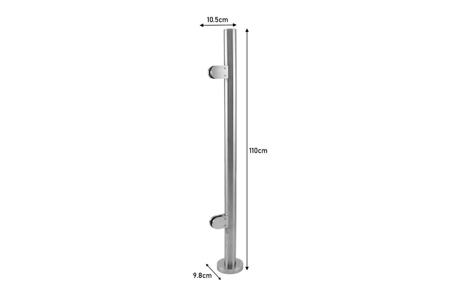 Monstershop 23368 - Monstershop Stainless Steel Balustrade E-7