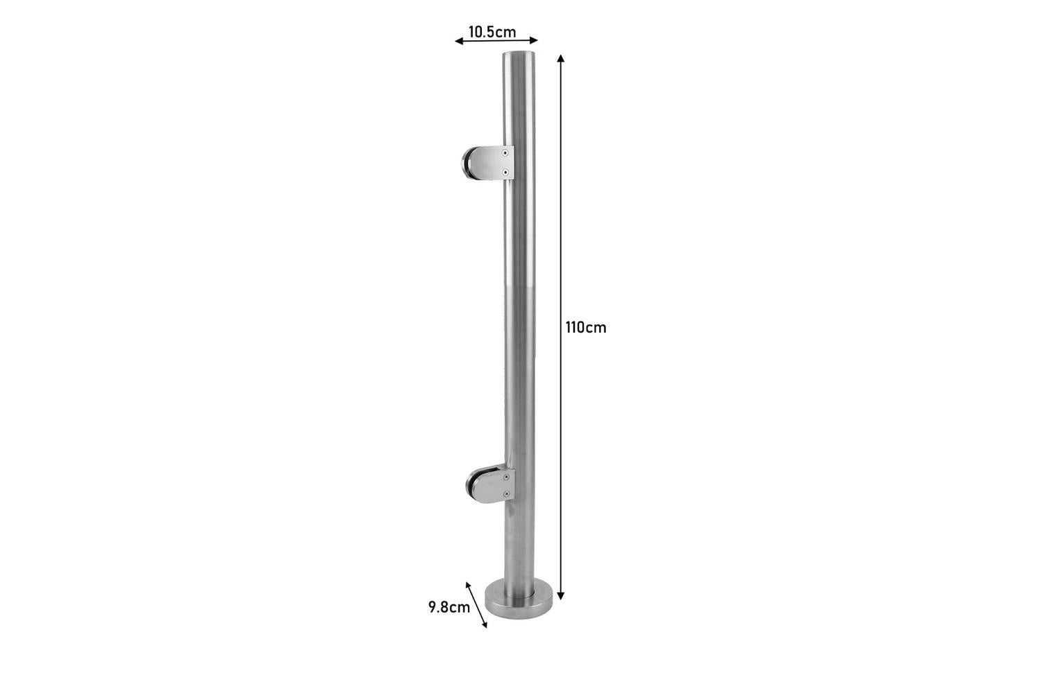 Monstershop 23367 - Monstershop Stainless Steel Balustrade E-7
