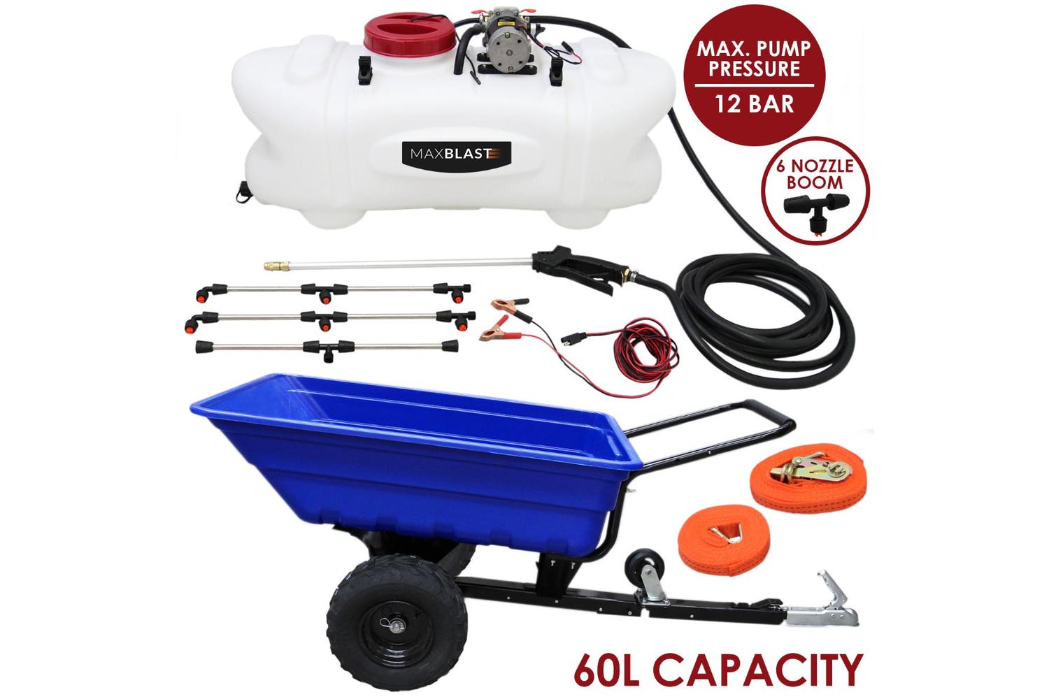 Monstershop 26193 - Off Road Atv Trailer And 60 Ltr Sprayer-2