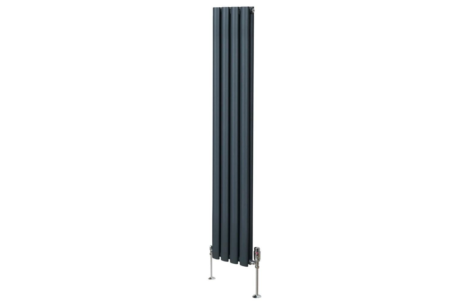 Monstershop 10744 - Oval Column Radiator & Valves - 1600mm X-2
