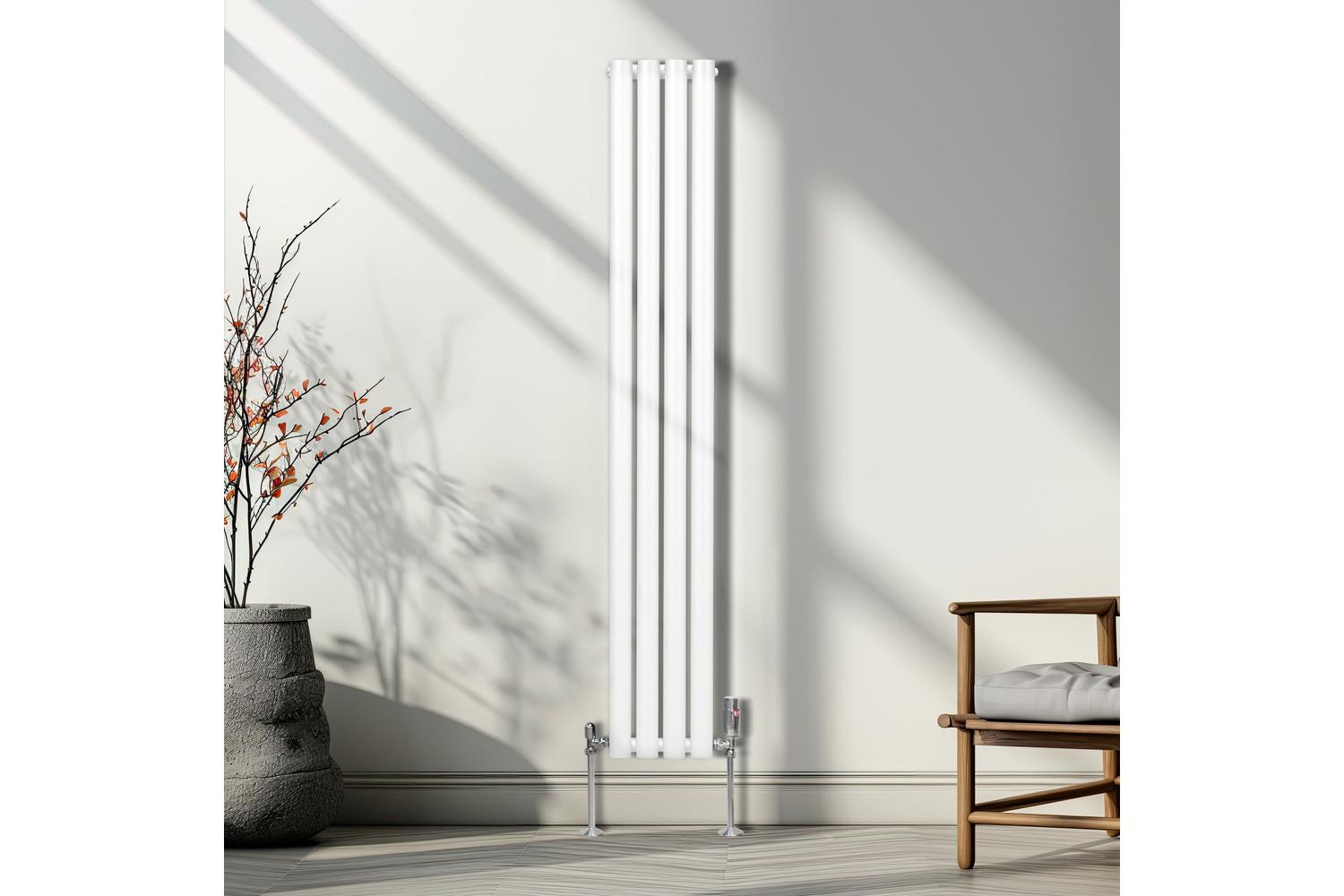 Monstershop 10745 - Oval Column Radiator & Valves - 1600mm X-4