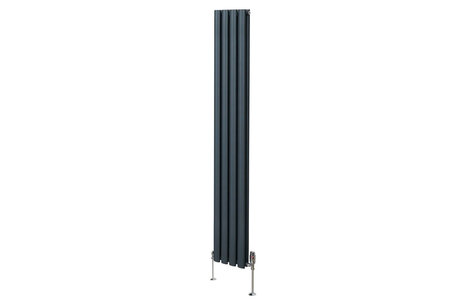 Monstershop 10756 - Oval Column Radiator & Valves - 1800mm X-2