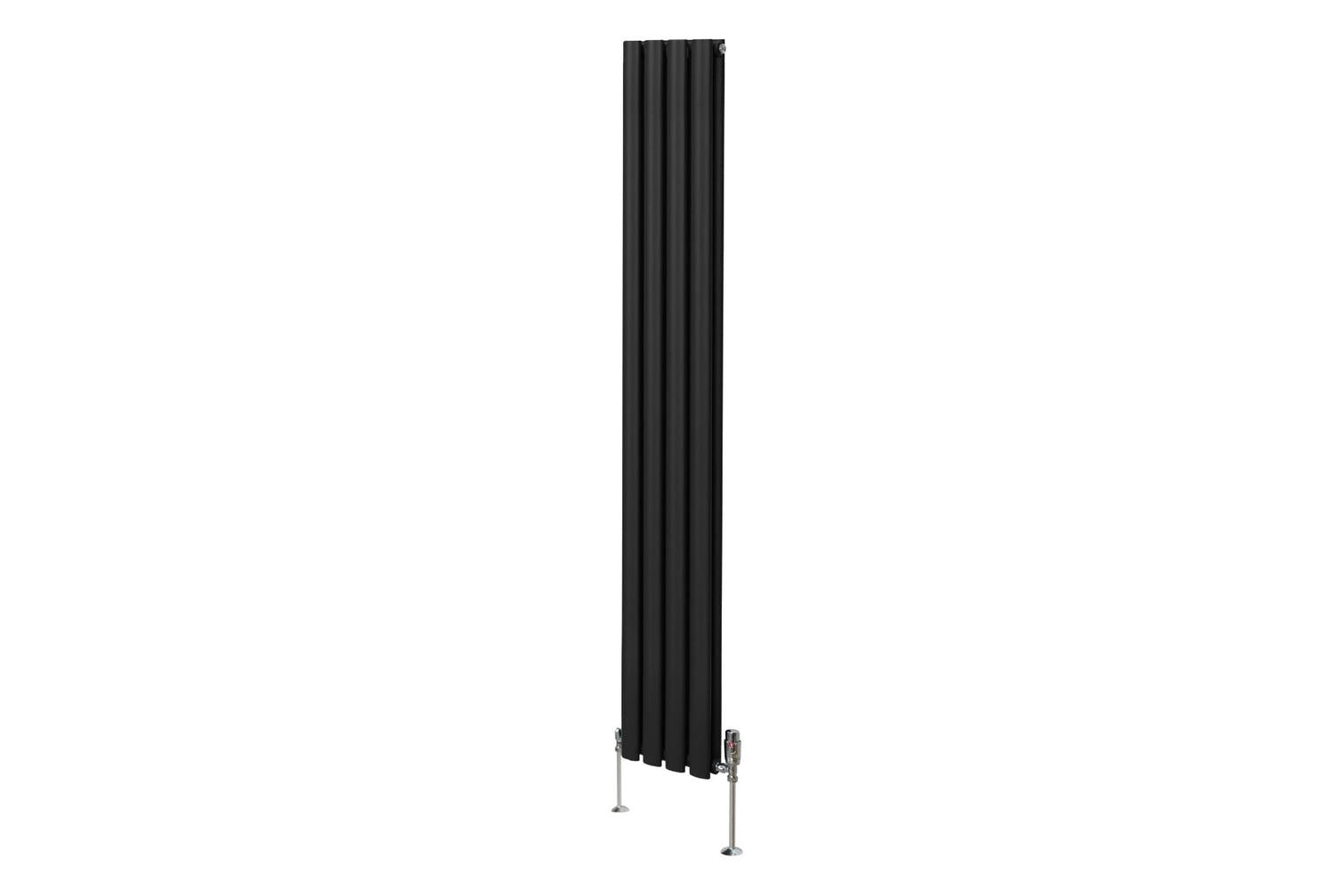 Monstershop 10758 - Oval Column Radiator & Valves - 1800mm X-2