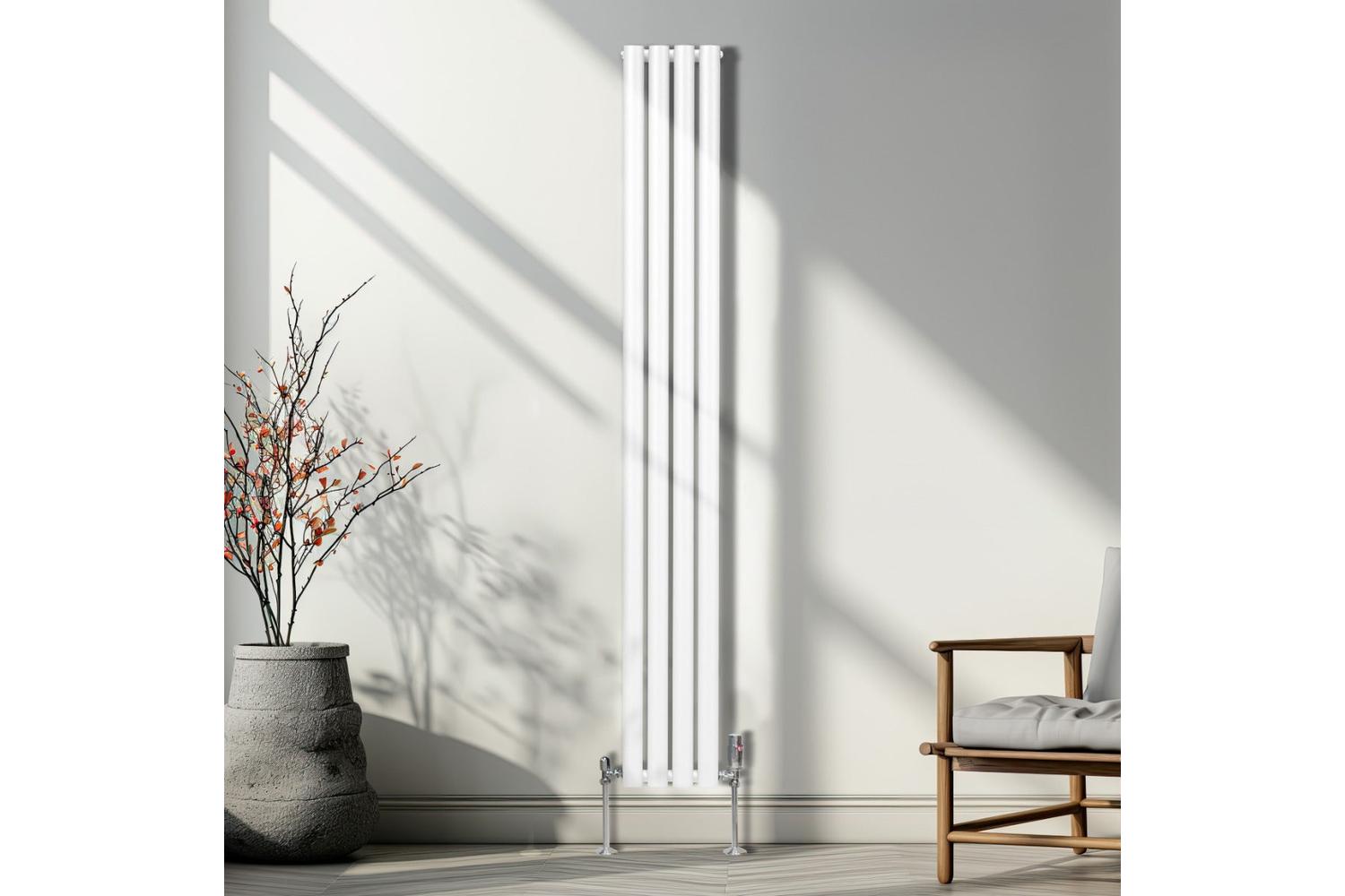 Monstershop 10757 - Oval Column Radiator & Valves - 1800mm X-4